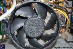 Ventilateur processeur avant nettoyage