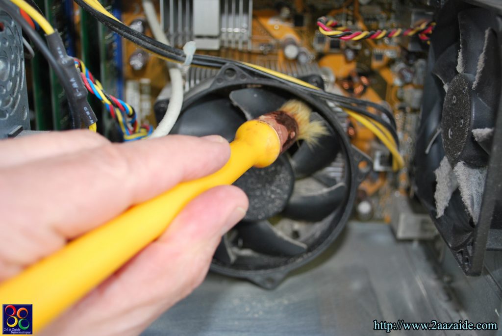 Nettoyage du ventilateur du processeur et du radiateur