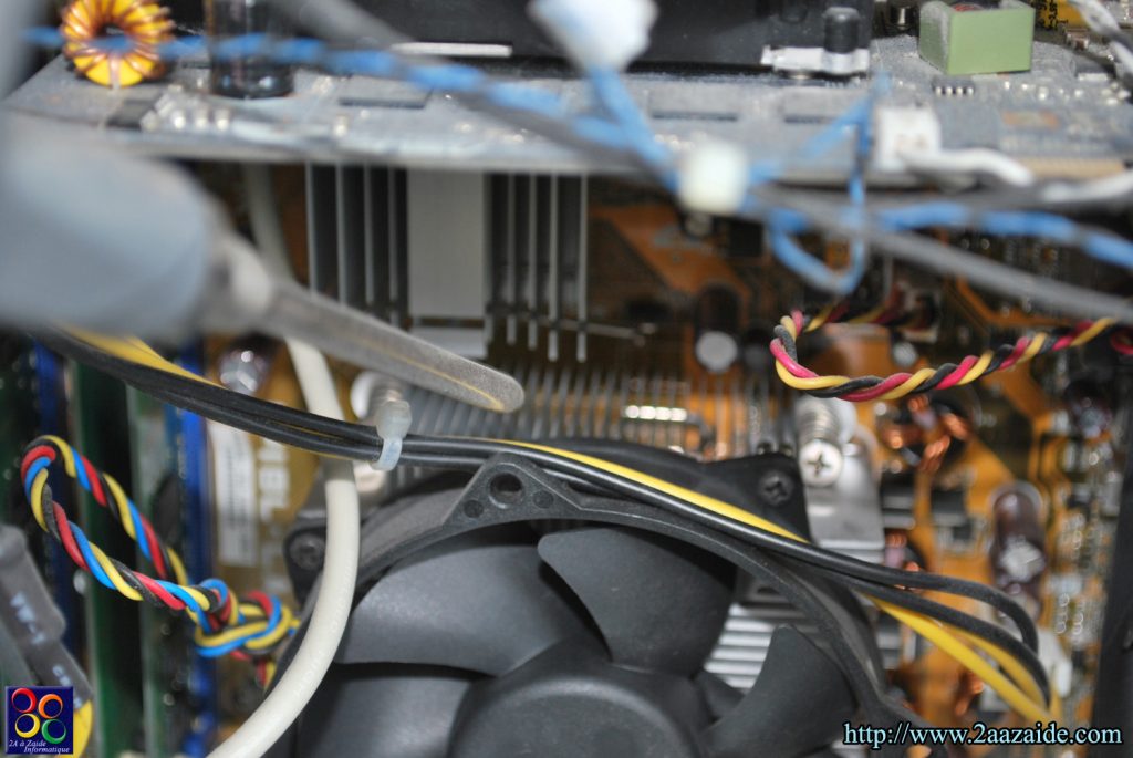Nettoyage des composants du PC à l'air comprimé