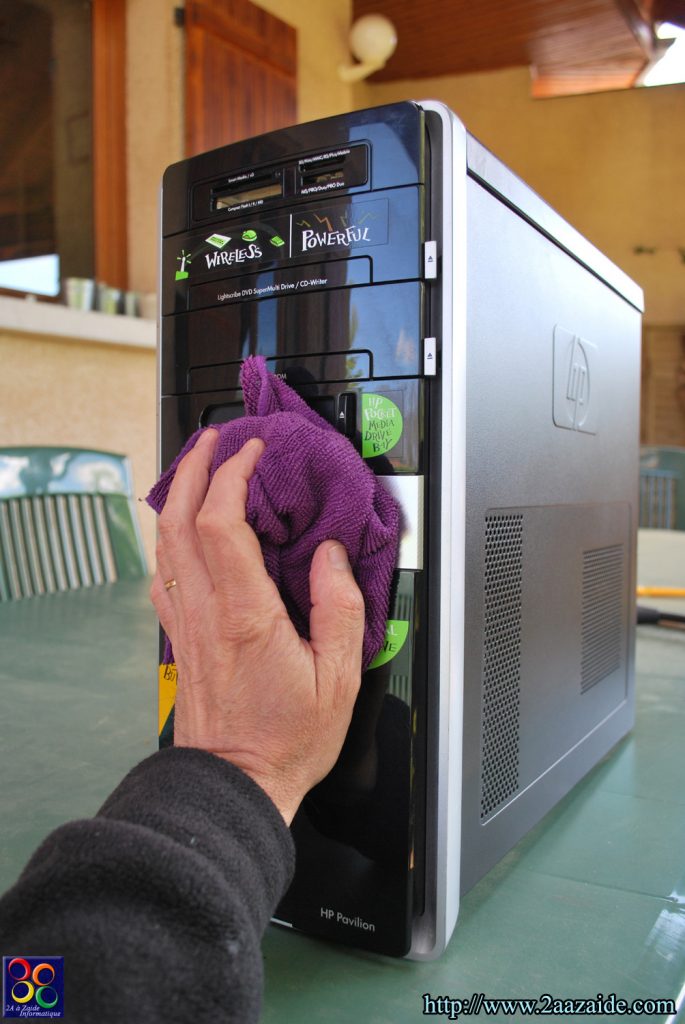 Nettoyage des plastique du PC