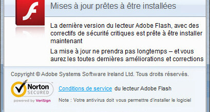 Attention aux fausses mises à jour Adobe FlashPlayer