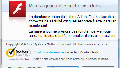 Attention aux fausses mises à jour Adobe FlashPlayer